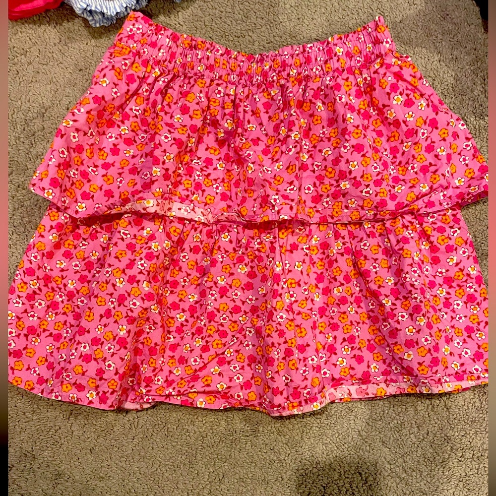 Floral Pink Skirt